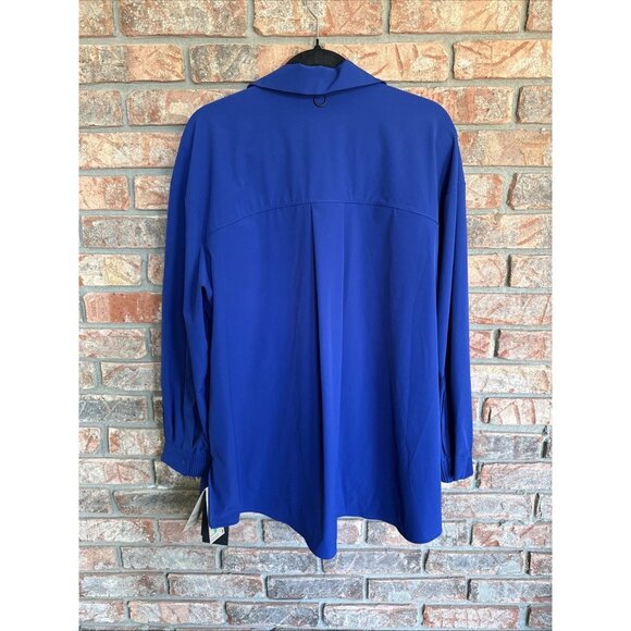 Nike Women’s 24.7 PerfectStretch Dri-FIT Oversized Long Sleeve Shirt Size Small - Picture 6 of 7